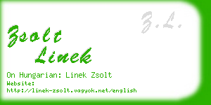 zsolt linek business card